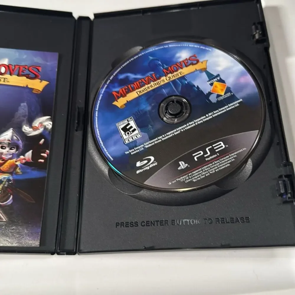 Medieval Moves Deadmunds Quest PS3 Sony PlayStation PS3 Move Required USED